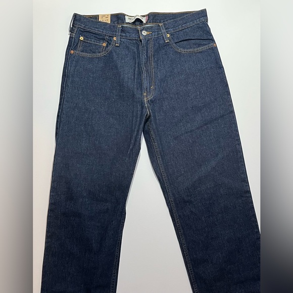 NEW Men’s Levi’s 550 Relaxed Fit Tapered Leg Dark Wash Jeans, 36x36 - Picture 1 of 6